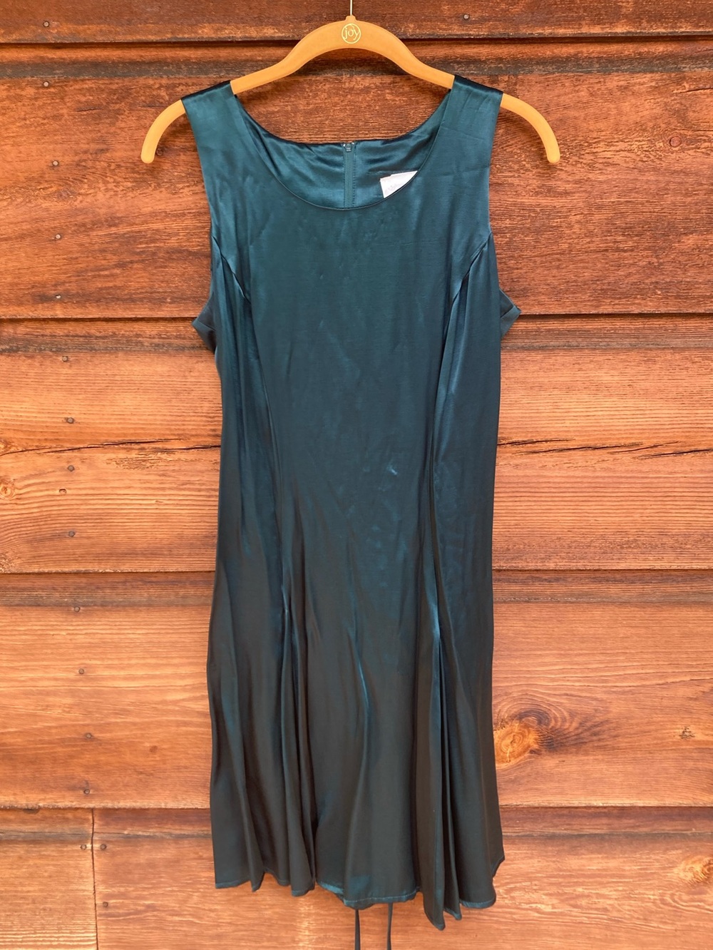 90s Satin Green Mini Dress